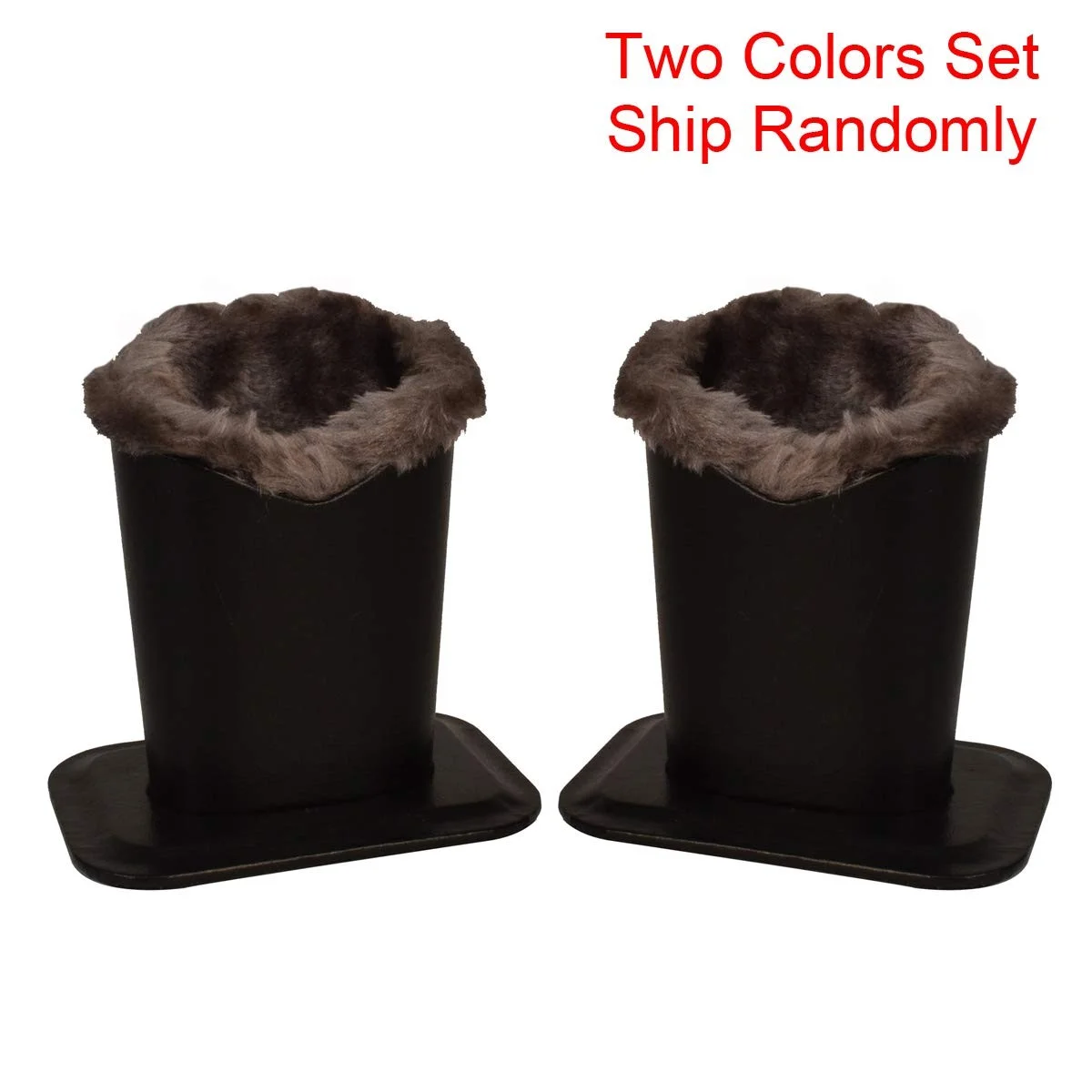 Pack of 2 Soft Plush Lined Eyeglasses Holder Stand Protective Glasses Holder ... 3