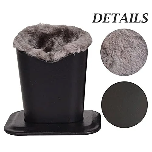 Pack of 2 Soft Plush Lined Eyeglasses Holder Stand Protective Glasses Holder ... 4